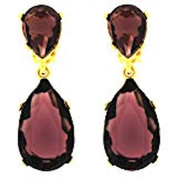 KENNETH JAY LANE, DOUBLE DROP EMERALD CRYSTAL - Picture 4 of 11